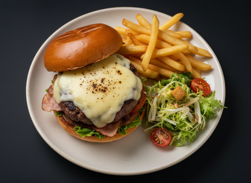 Burger raclette